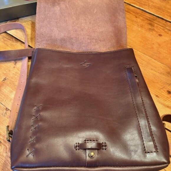 Embrazio Revival Small Handmade Leather Backpack - Coffee - Picture 3 of 10